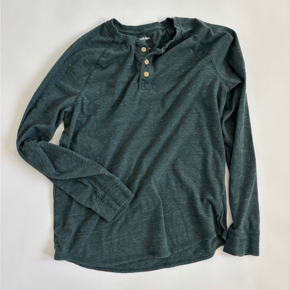Goodfellow Green Henley Men’s Green Medium - Picture 1 of 3